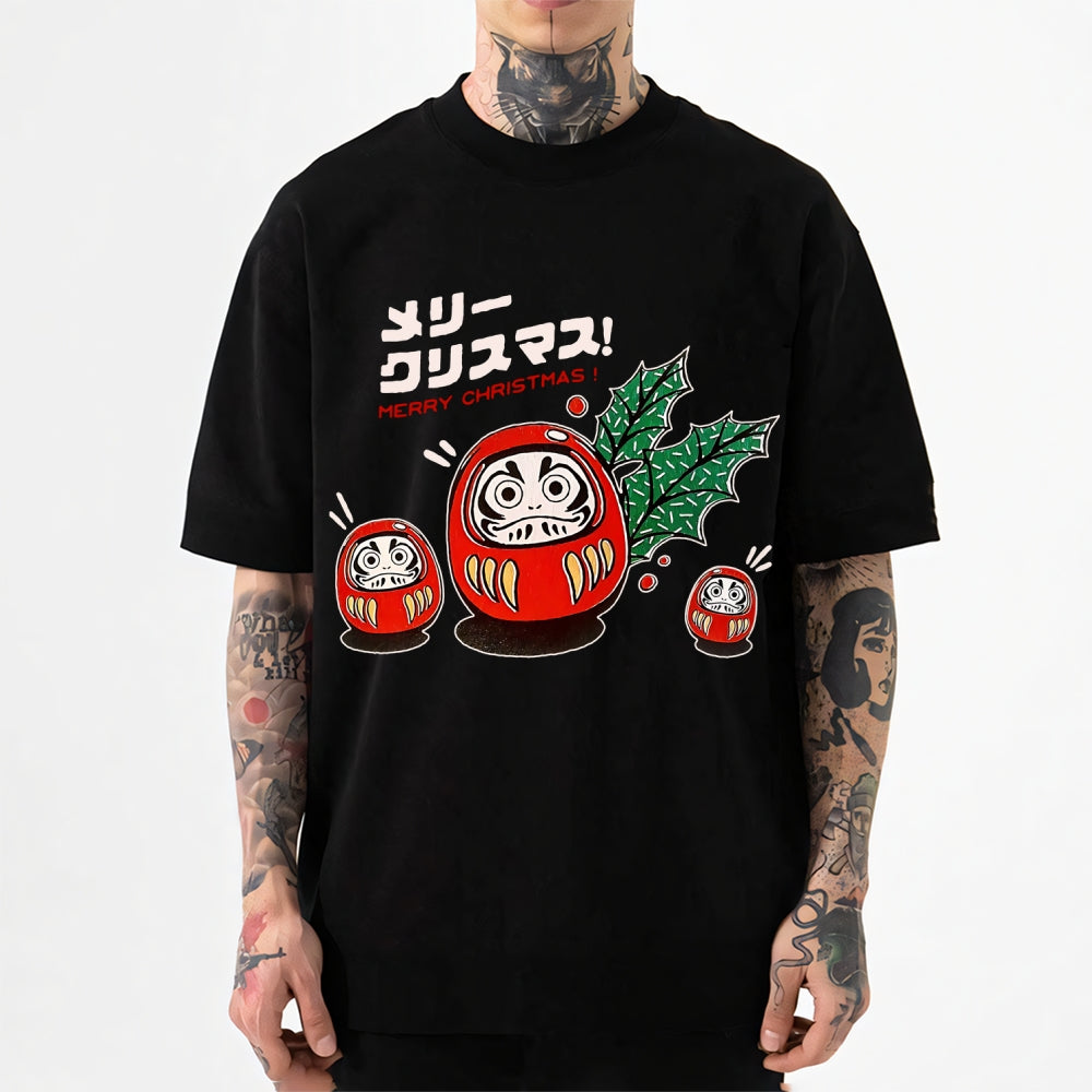 Christmas Daruma Japanese Style Classic Tee
