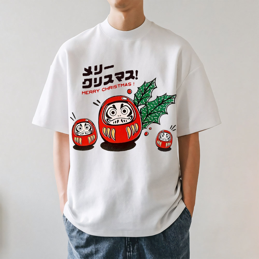 Christmas Daruma Japanese Style Classic Tee