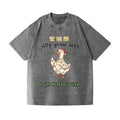 Just a Jolly Goose Christmas Vintage Wash Japanese Design T-Shirt