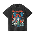 Christmas Lobster Vintage Wash Japanese Design T-Shirt