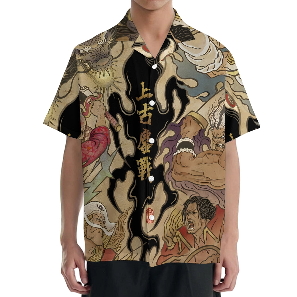 OP War Japanese Style Camp Shirt