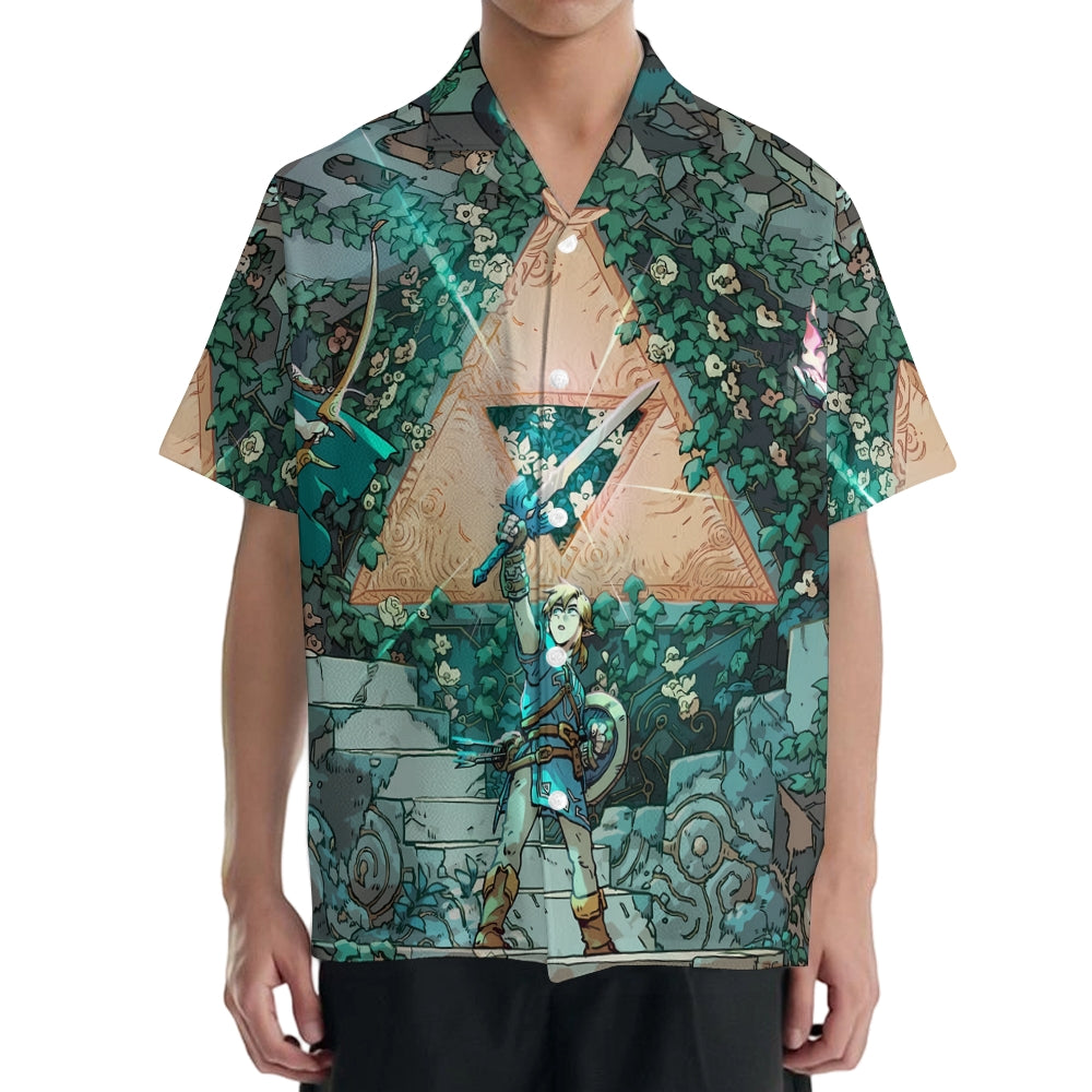 Zelda Japanese Style Camp Shirt