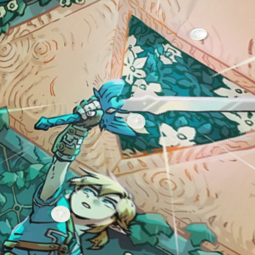 Zelda Japanese Style Camp Shirt