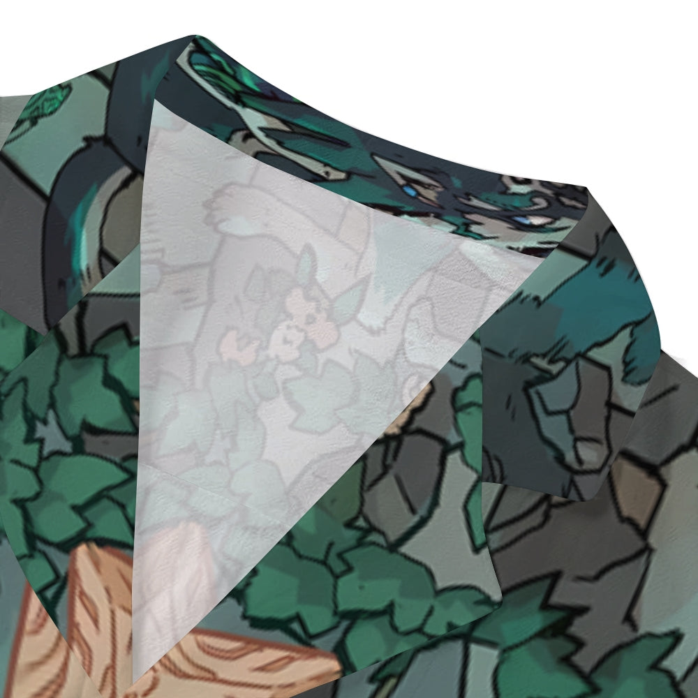 Zelda Japanese Style Camp Shirt