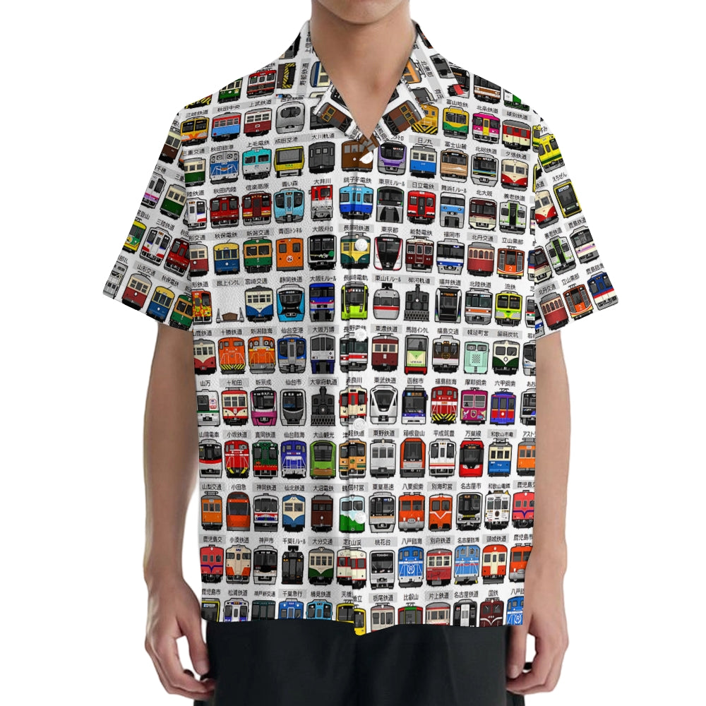 Train Japanese Style Camp Shirt