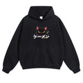 Ramen Cat Vintage Cotton Hoodie