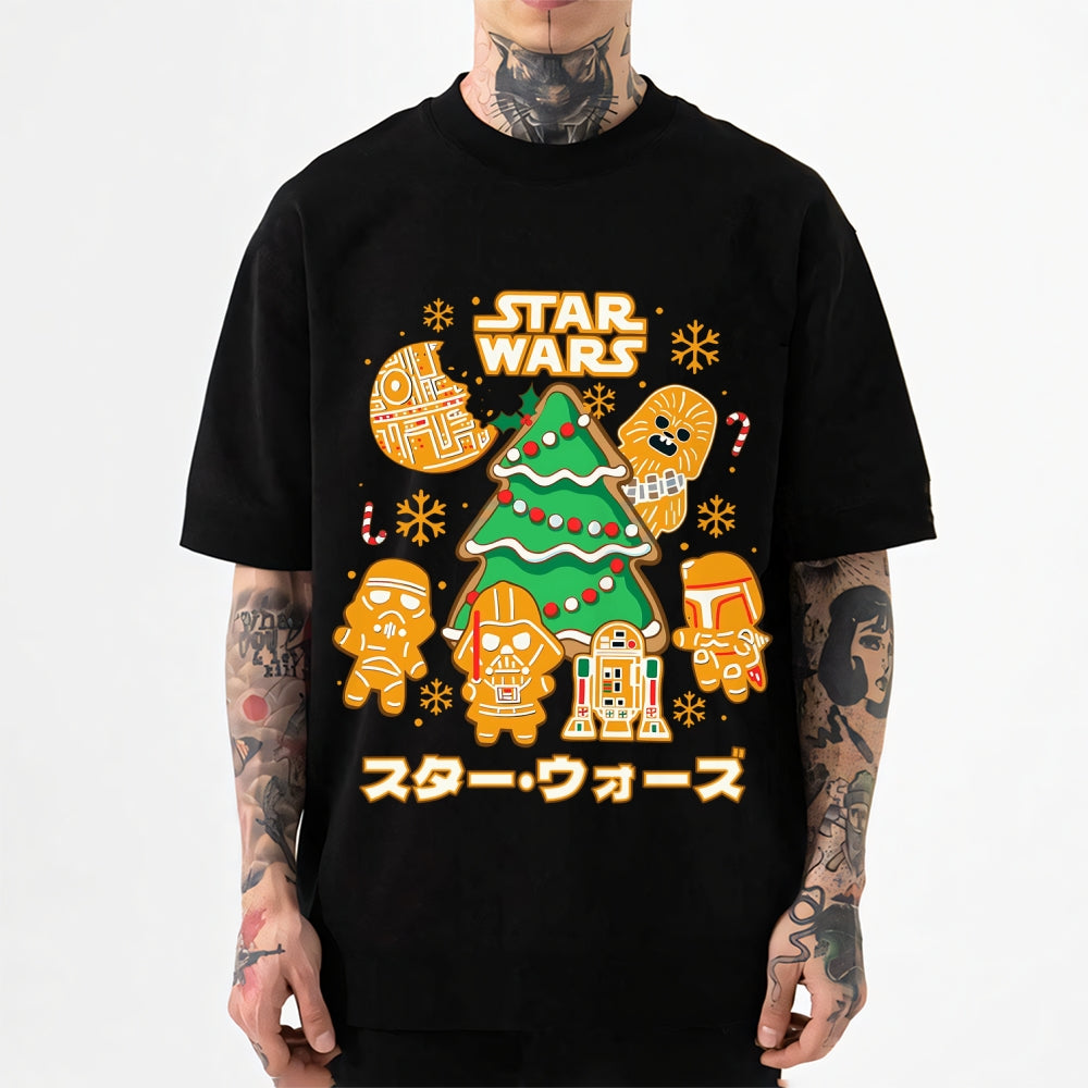 Christmas Star Wars Japanese Style Classic Tee