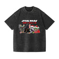 Christmas Star Wars Vintage Wash Japanese Design T-Shirt