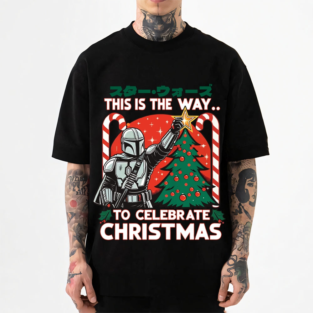 Christmas Star Wars Japanese Style Classic Tee