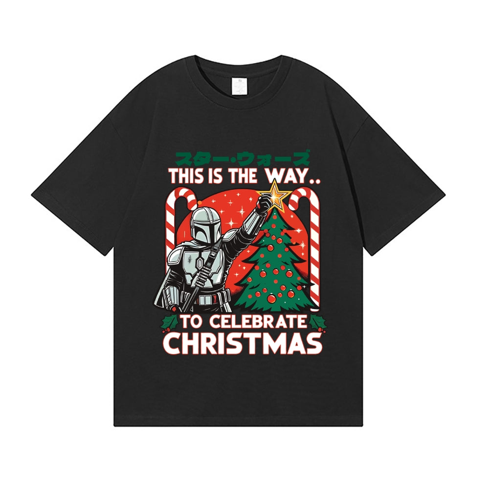 Christmas Star Wars Japanese Style Classic Tee