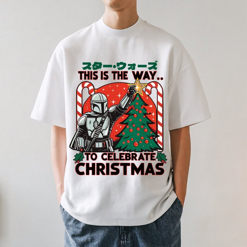 Christmas Star Wars Japanese Style Classic Tee