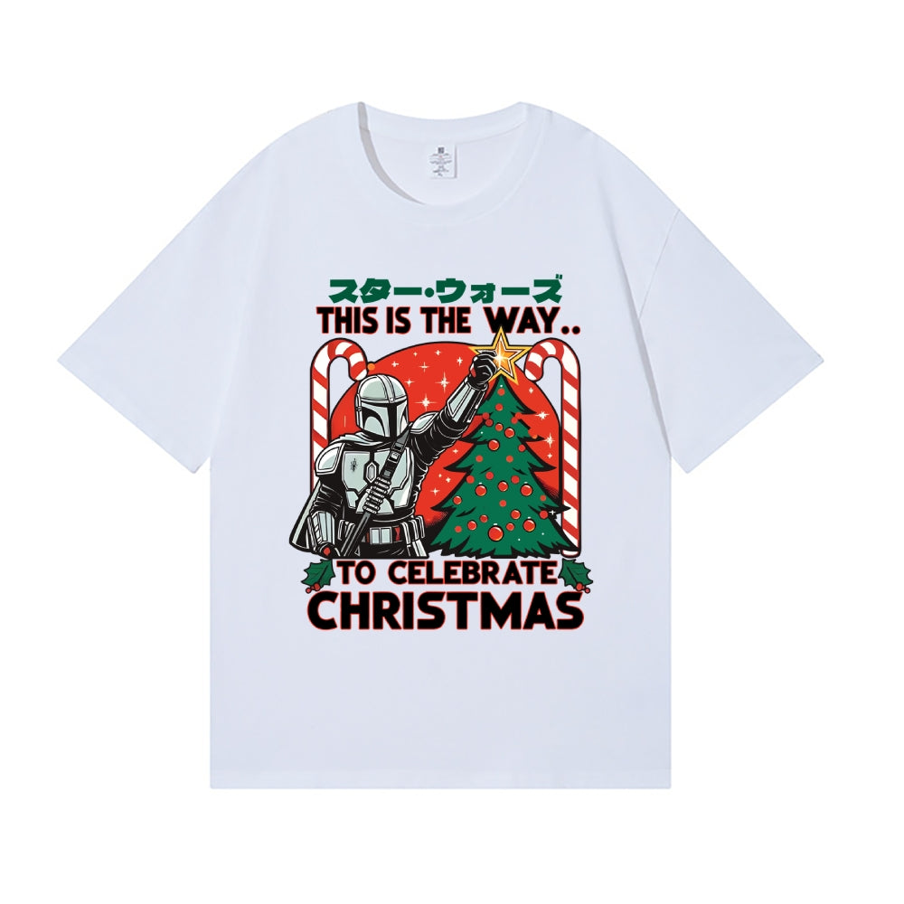 Christmas Star Wars Japanese Style Classic Tee