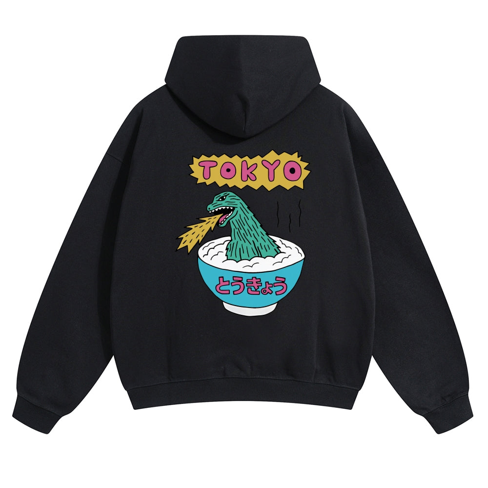 Tokyo Kaiju Vintage Cotton Hoodie