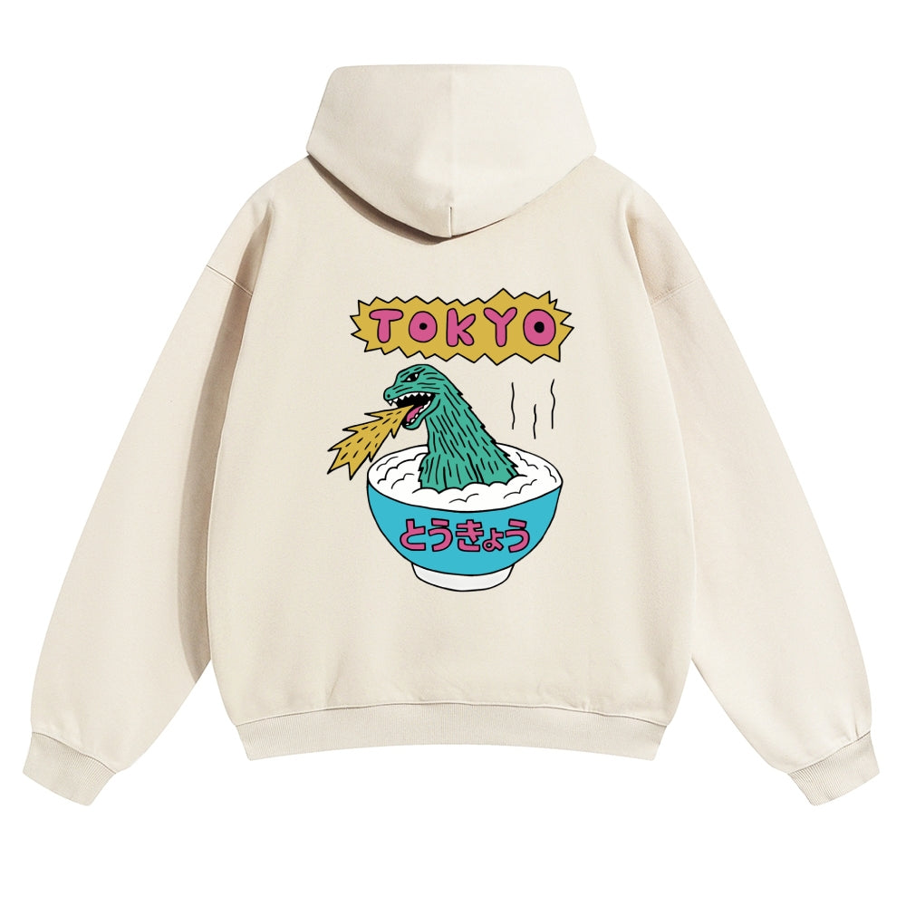 Tokyo Kaiju Vintage Cotton Hoodie