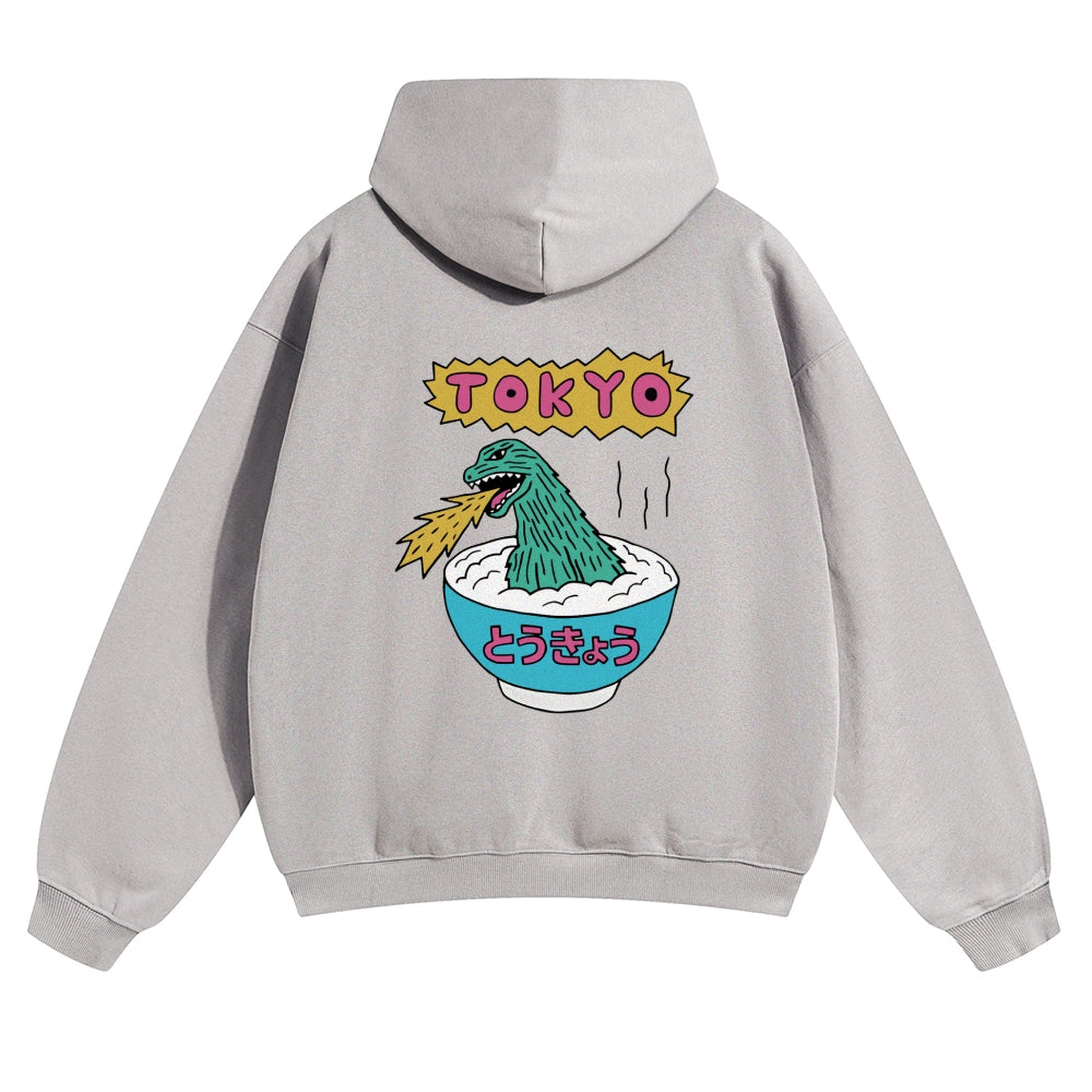 Tokyo Kaiju Vintage Cotton Hoodie