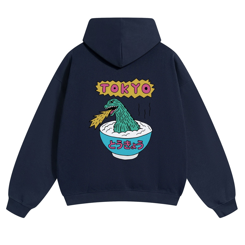 Tokyo Kaiju Vintage Cotton Hoodie