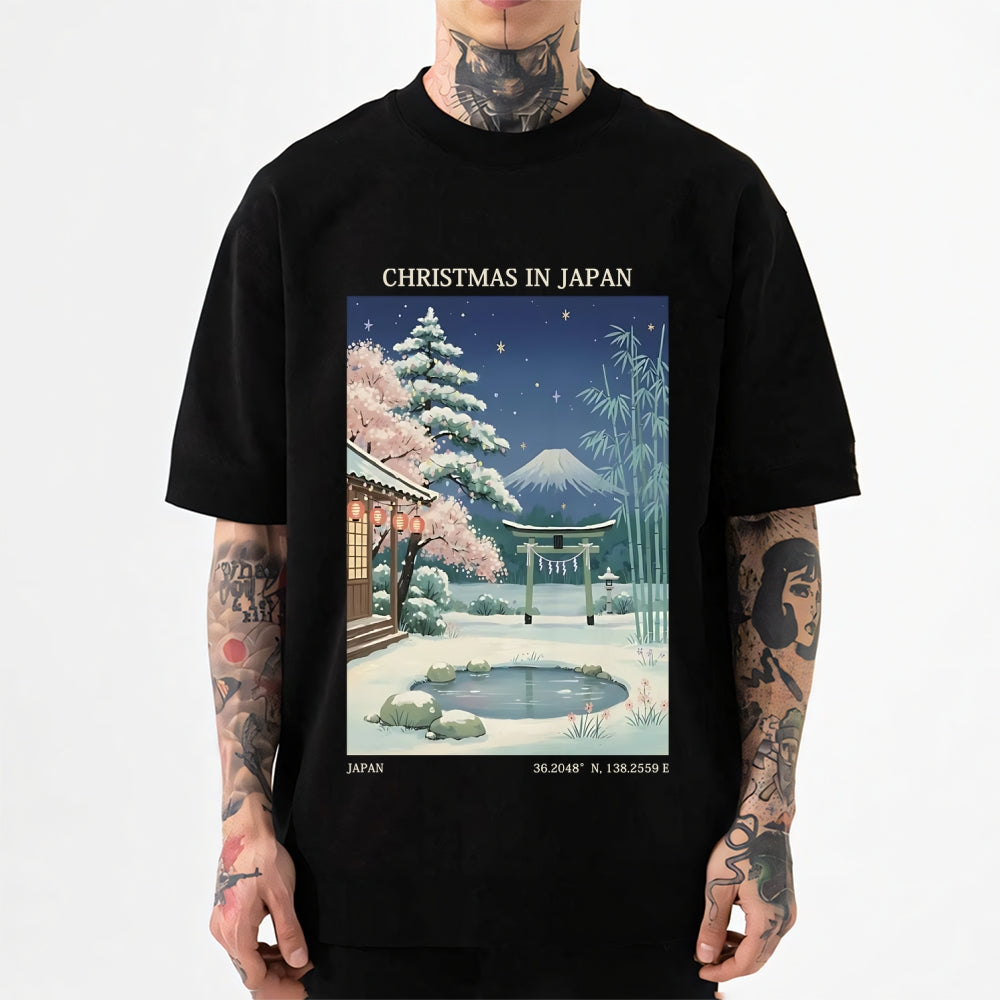 Christmas Japan Japanese Style Classic Tee