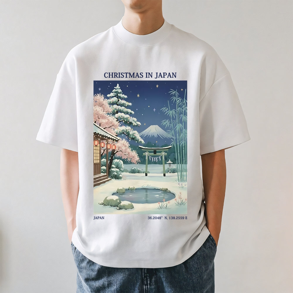Christmas Japan Japanese Style Classic Tee