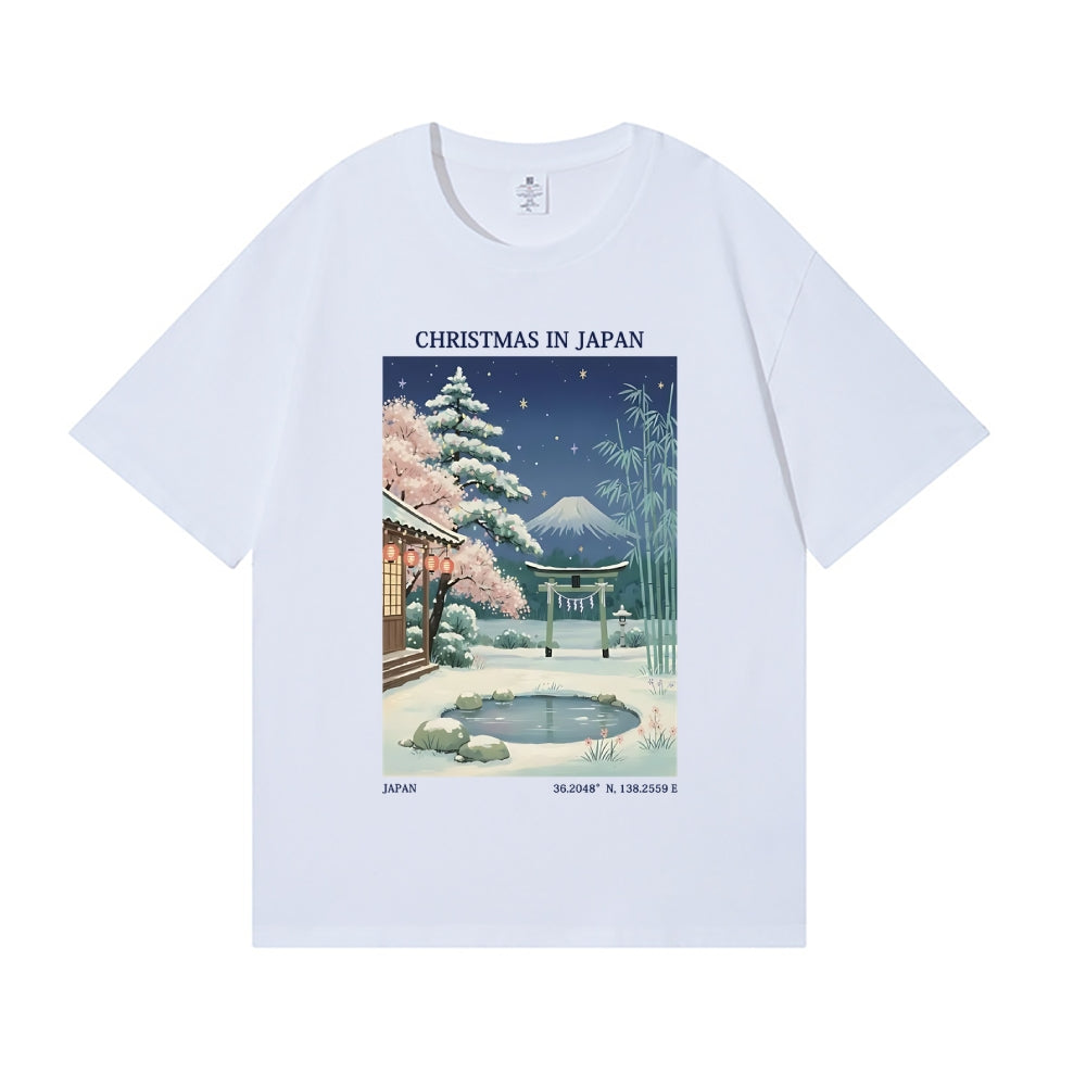 Christmas Japan Japanese Style Classic Tee
