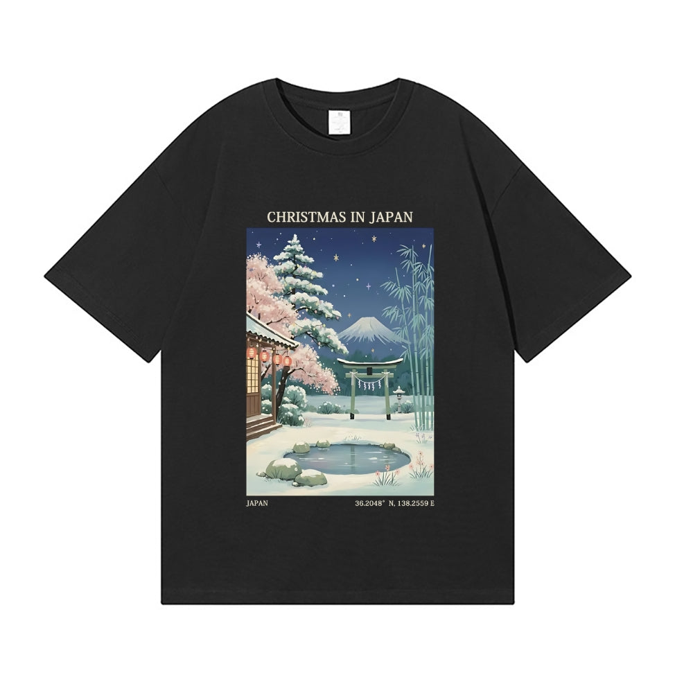 Christmas Japan Japanese Style Classic Tee