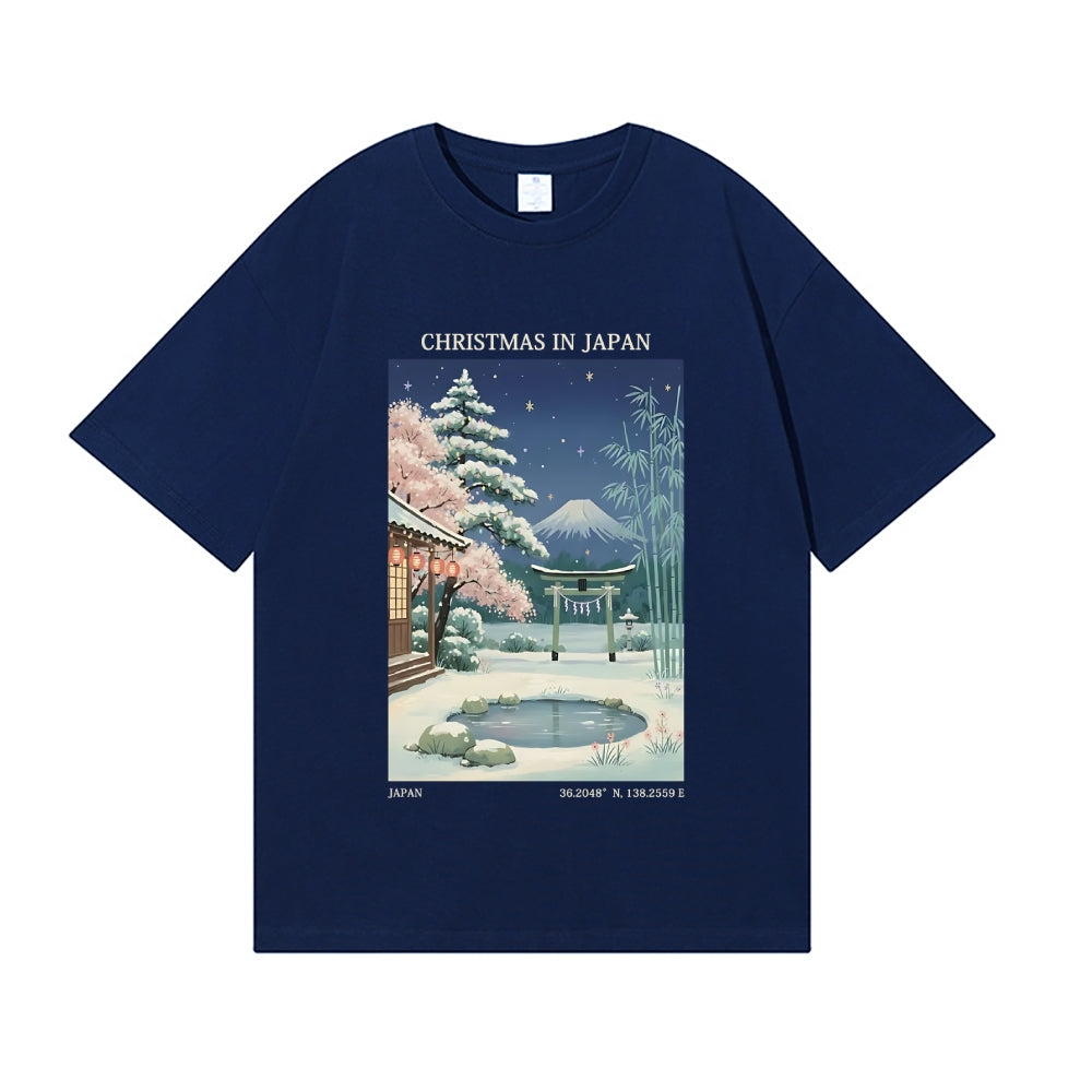 Christmas Japan Japanese Style Classic Tee