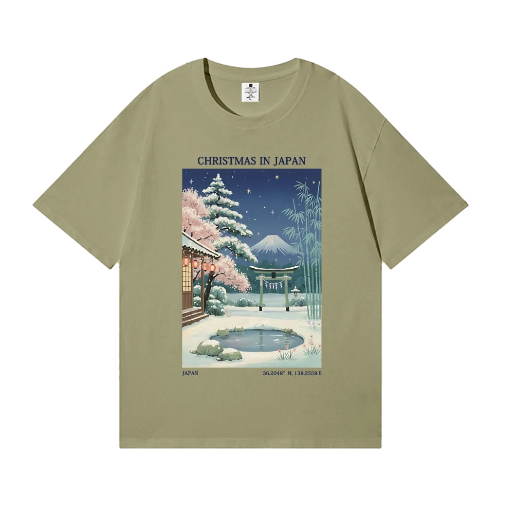 Christmas Japan Japanese Style Classic Tee
