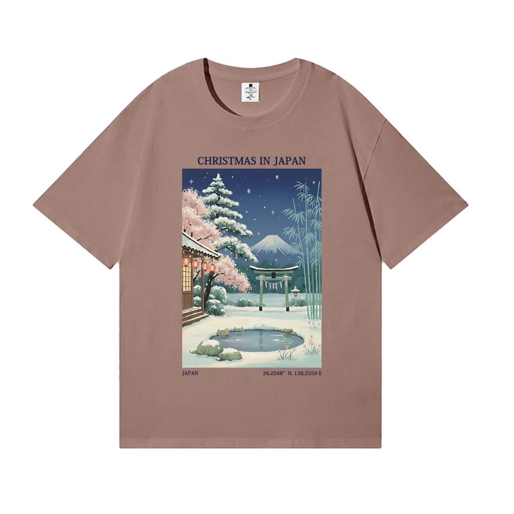 Christmas Japan Japanese Style Classic Tee