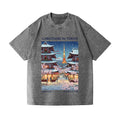 Christmas Japan Vintage Wash Japanese Design T-Shirt
