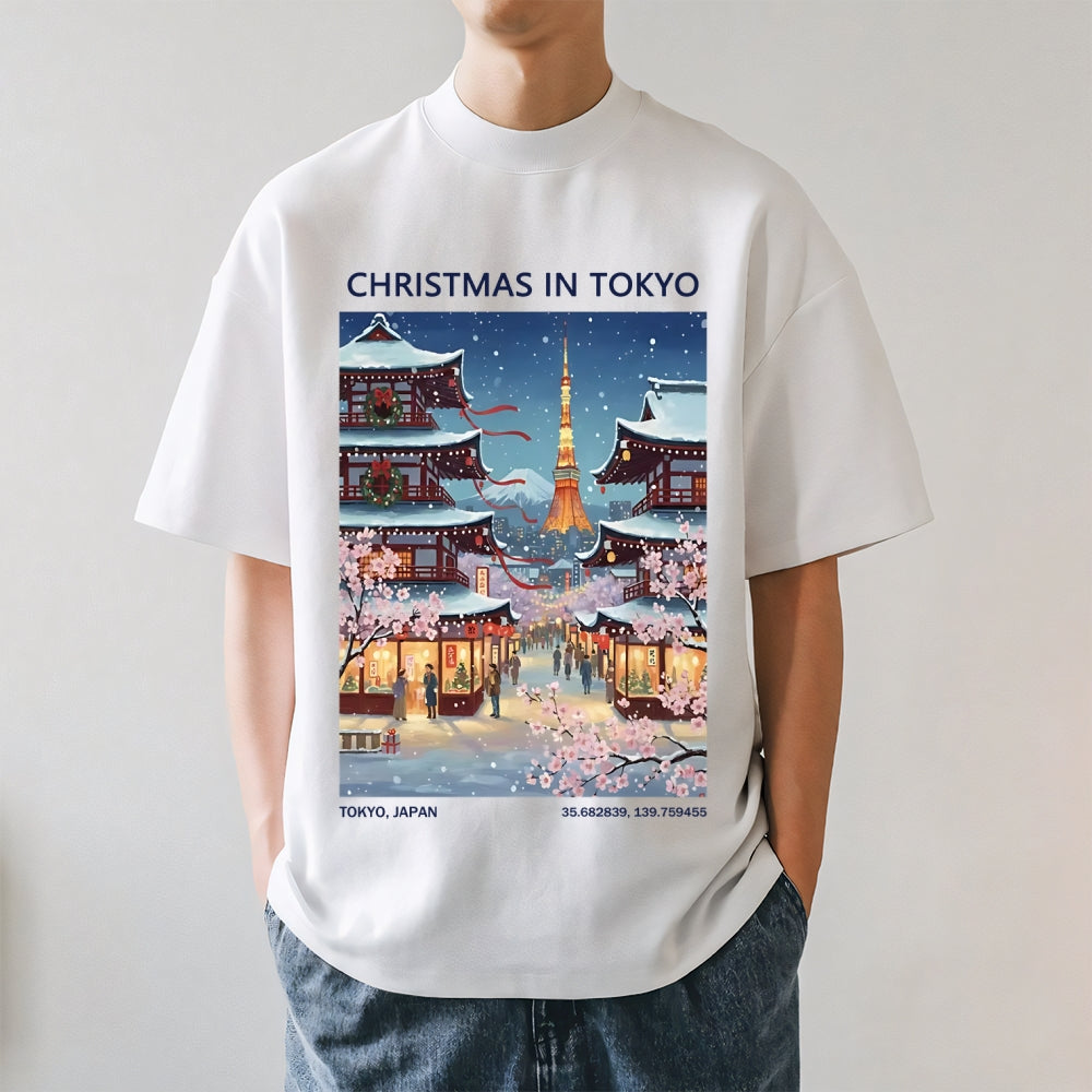 Christmas Japan Japanese Style Classic Tee