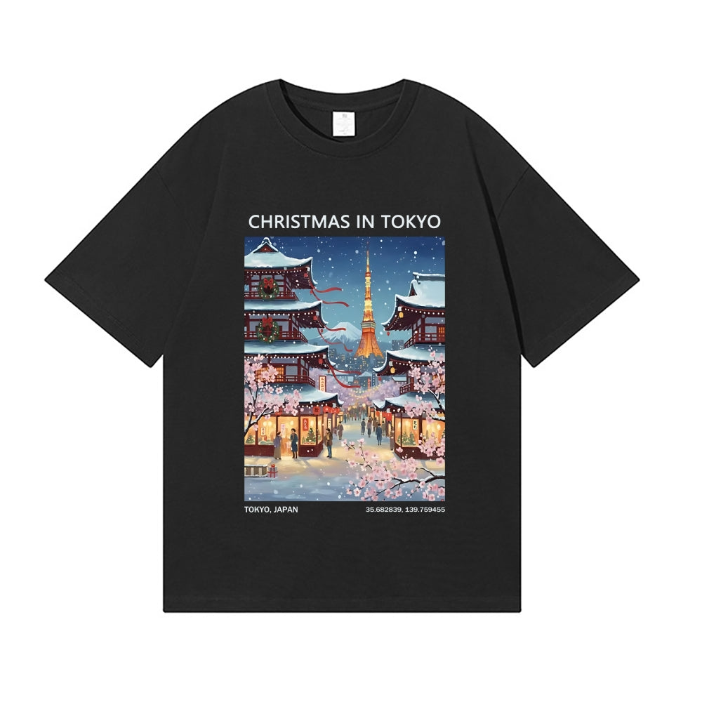 Christmas Japan Japanese Style Classic Tee