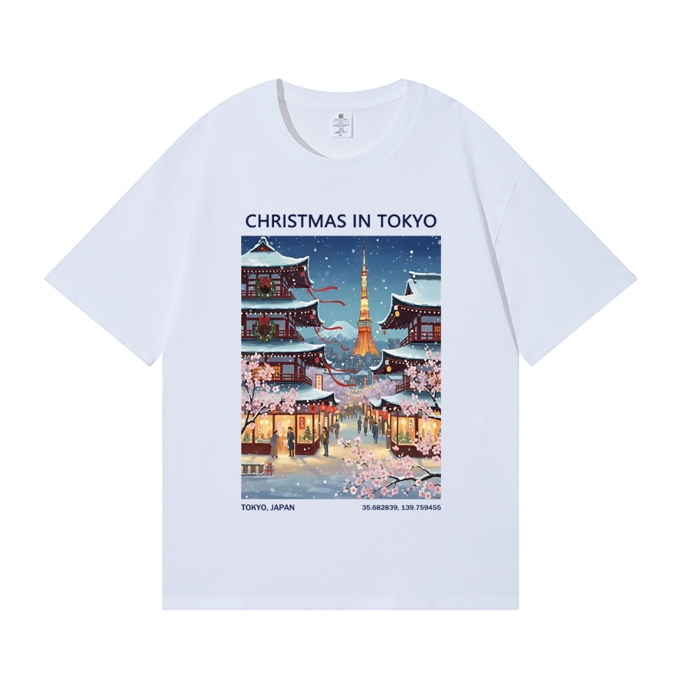 Christmas Japan Japanese Style Classic Tee