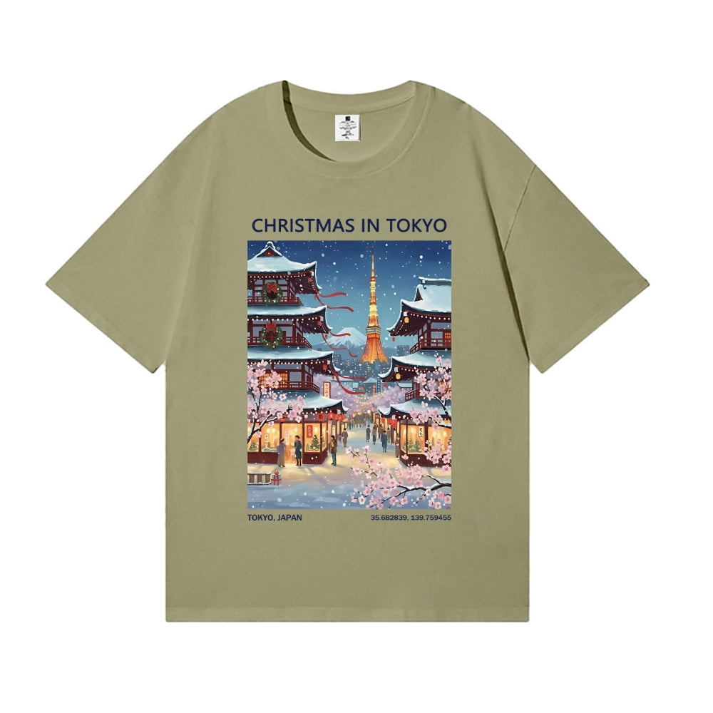Christmas Japan Japanese Style Classic Tee