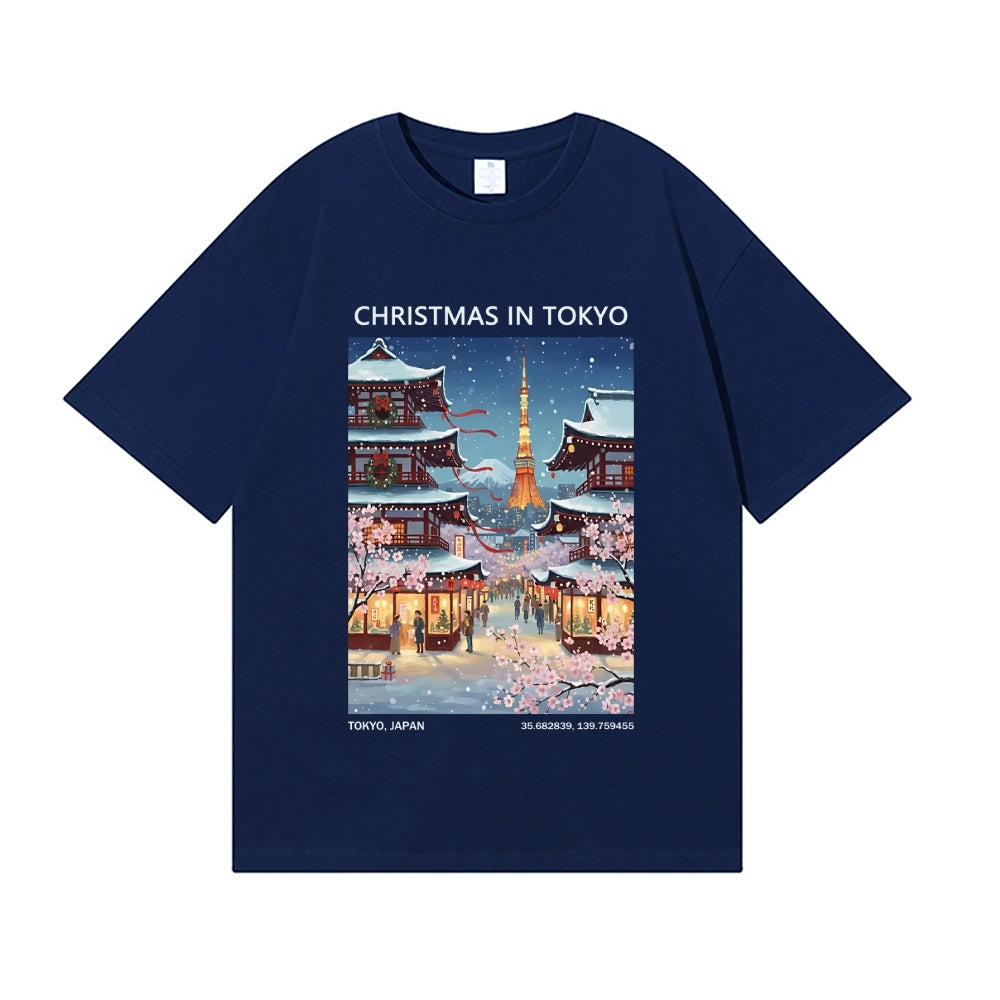 Christmas Japan Japanese Style Classic Tee