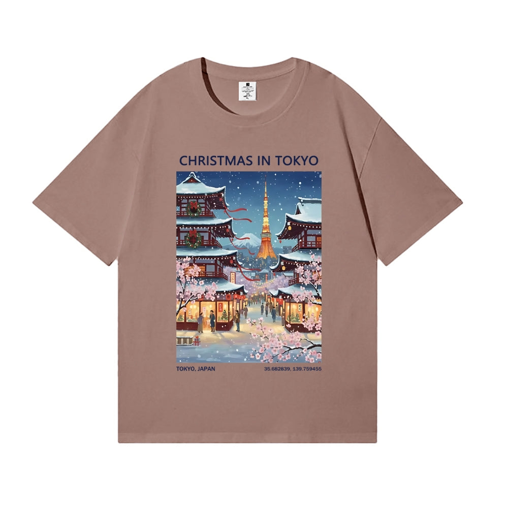 Christmas Japan Japanese Style Classic Tee
