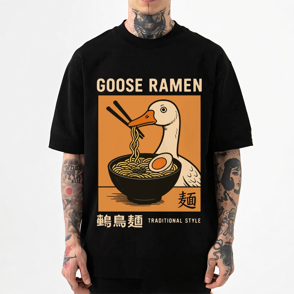 Goose Ramen Japanese Style Classic Tee