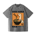 Goose Ramen Vintage Wash Japanese Design T-Shirt