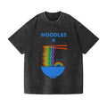 Ramen Noodles Vintage Wash Japanese Design T-Shirt
