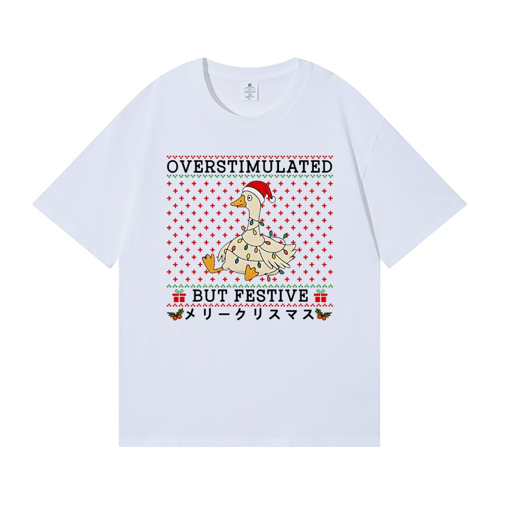Christmas Goose Japanese Style Classic Tee