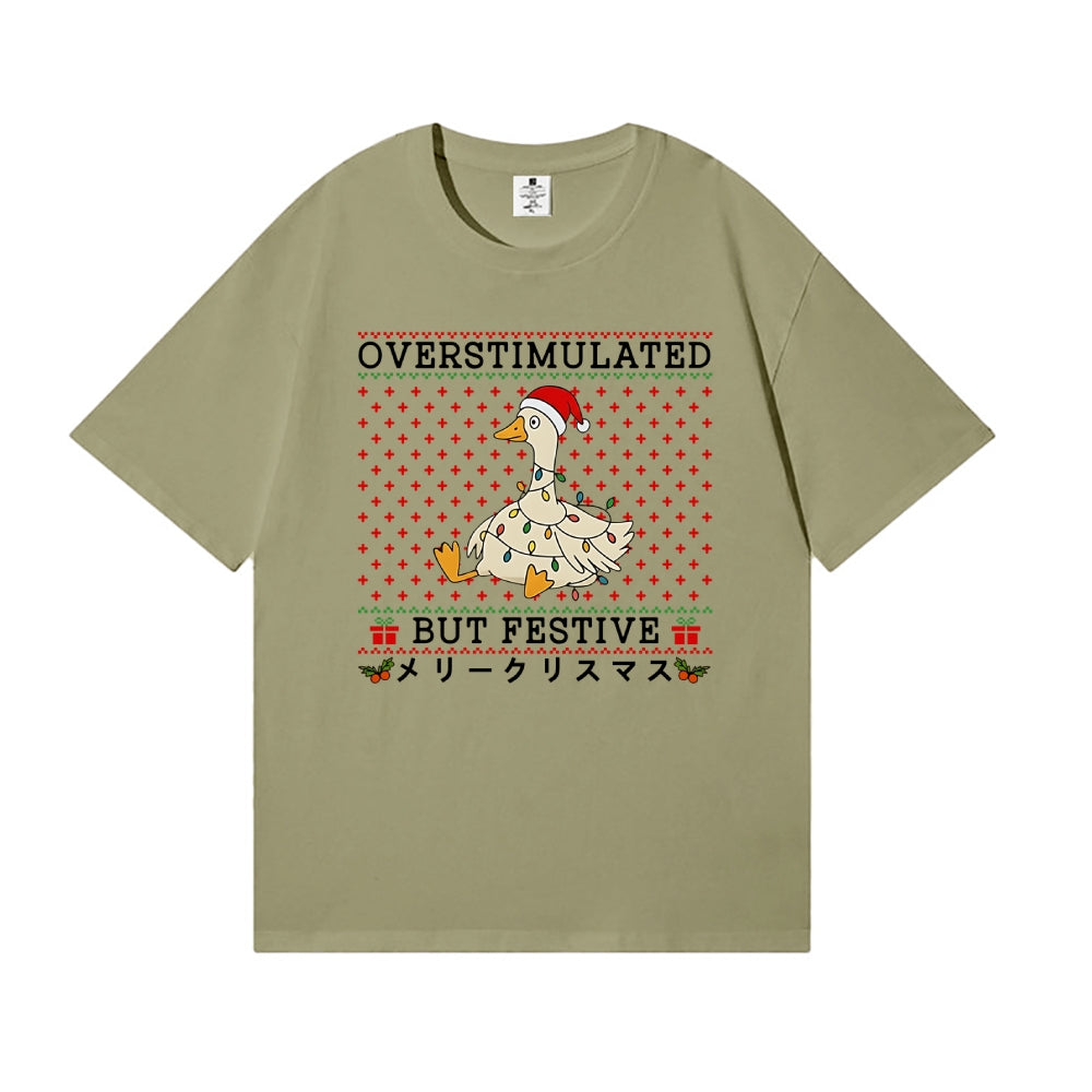 Christmas Goose Japanese Style Classic Tee