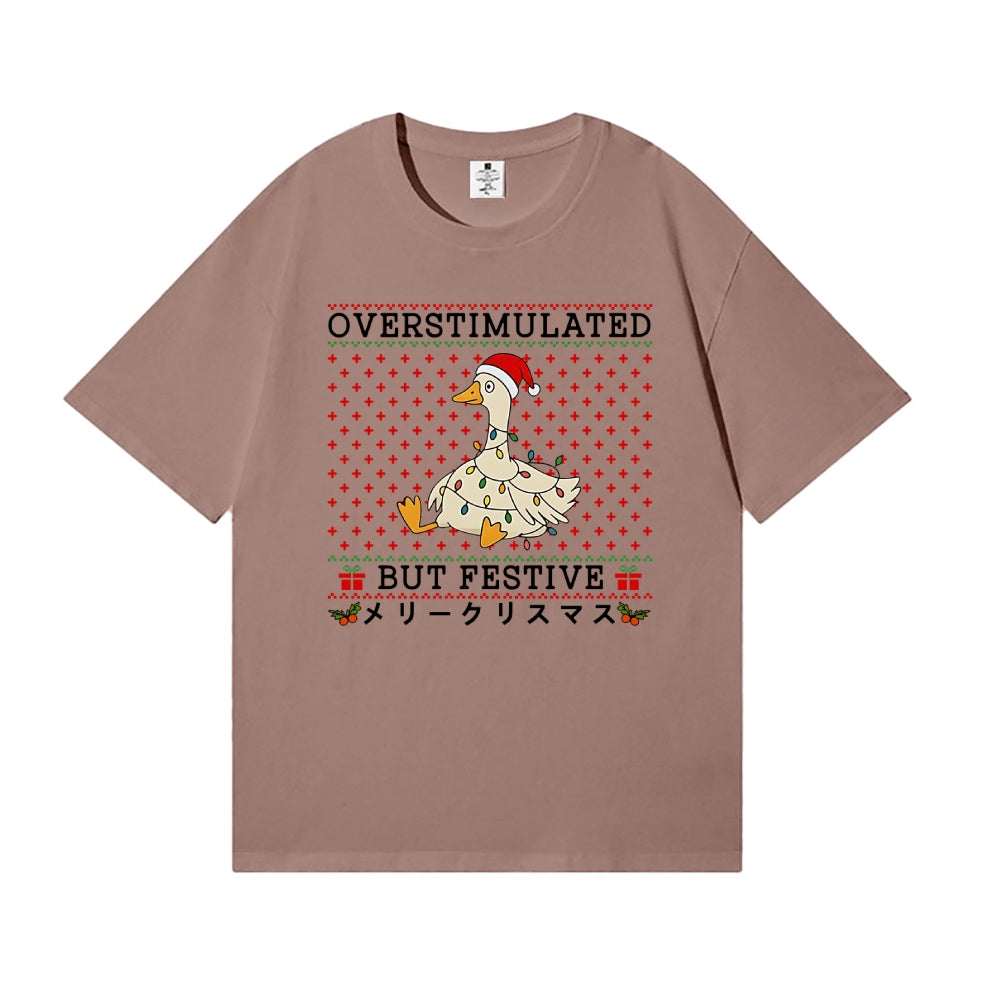 Christmas Goose Japanese Style Classic Tee