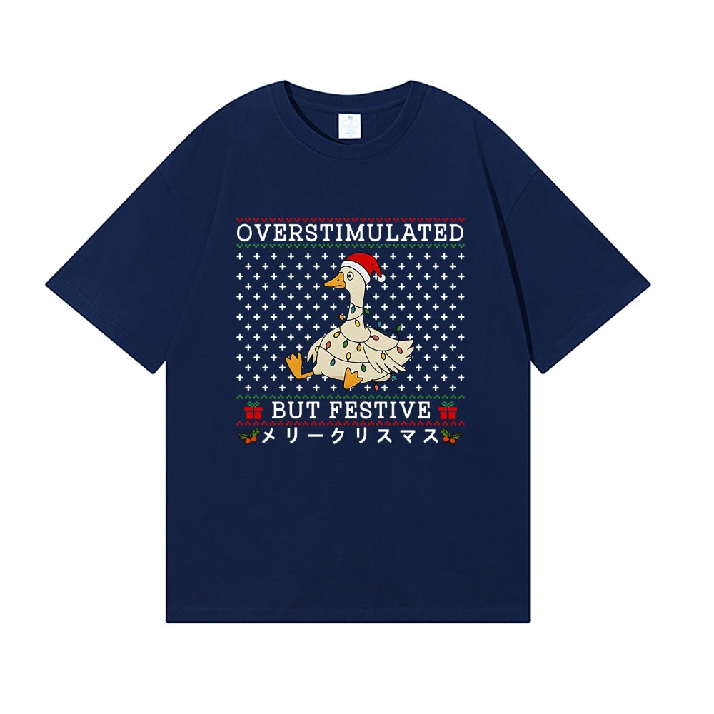 Christmas Goose Japanese Style Classic Tee