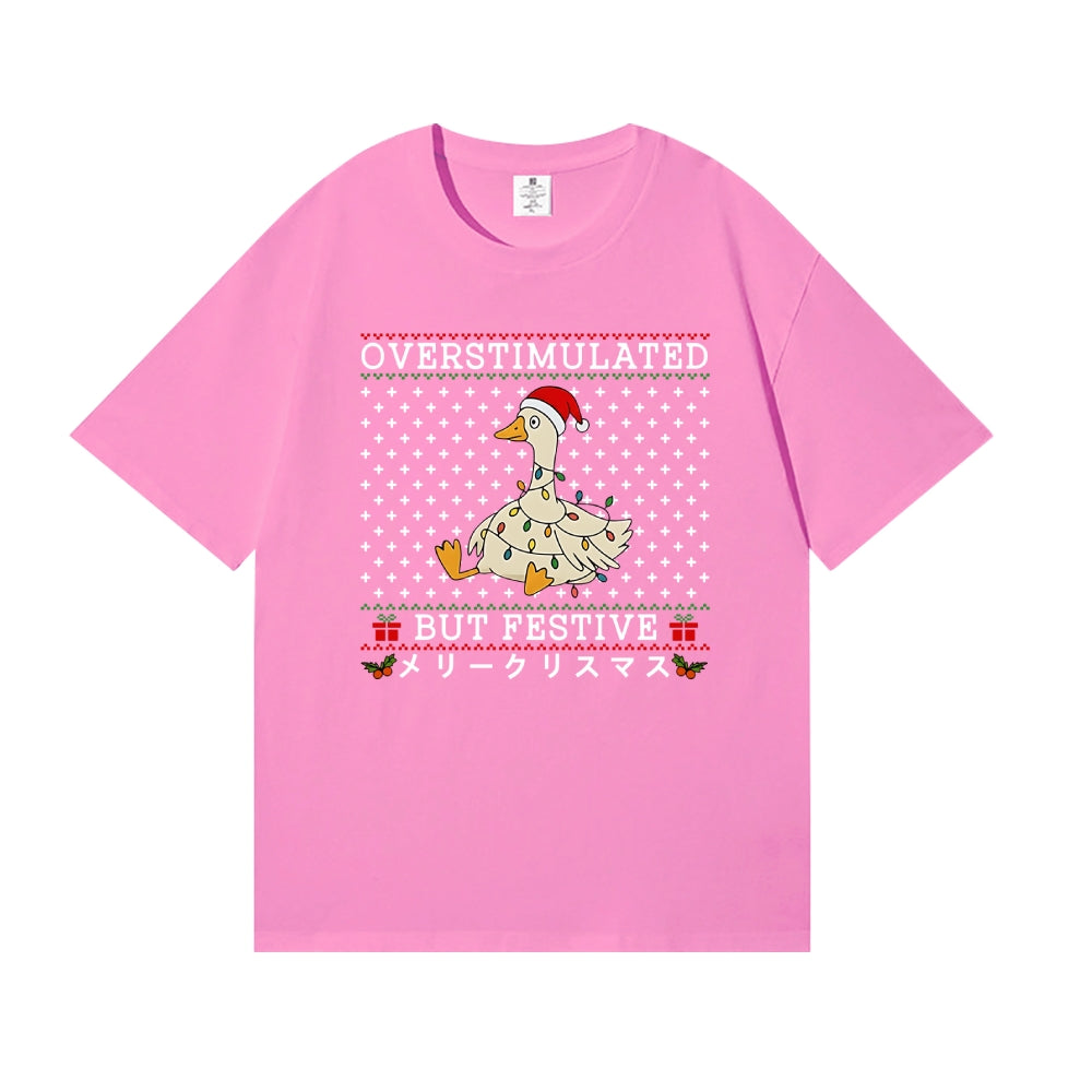 Christmas Goose Japanese Style Classic Tee