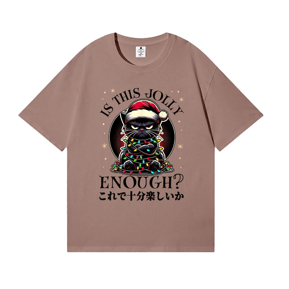 Christmas Cat Japanese Style Classic Tee