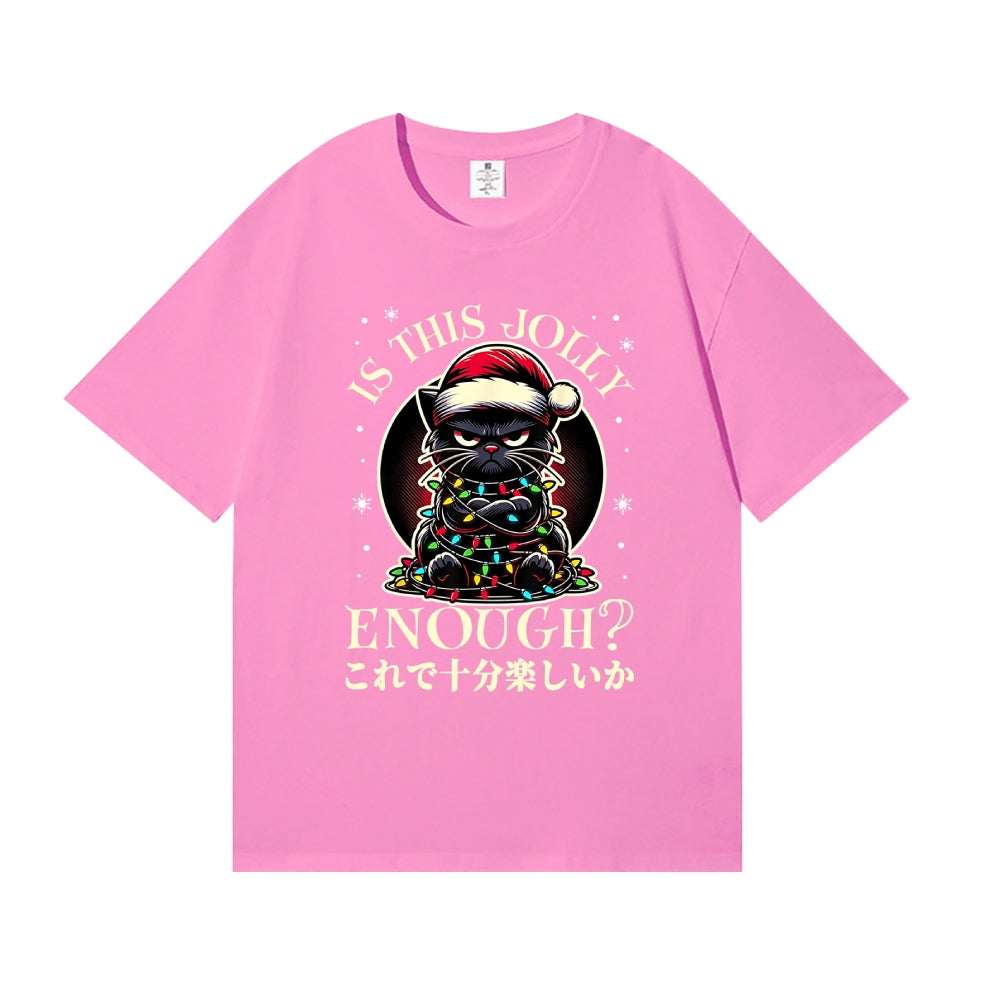 Christmas Cat Japanese Style Classic Tee