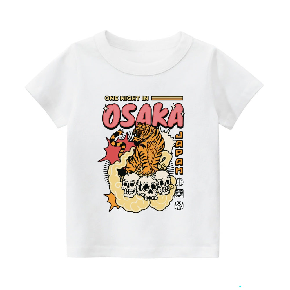 Osaka Tiger Vintage Kids Cotton T-shirt