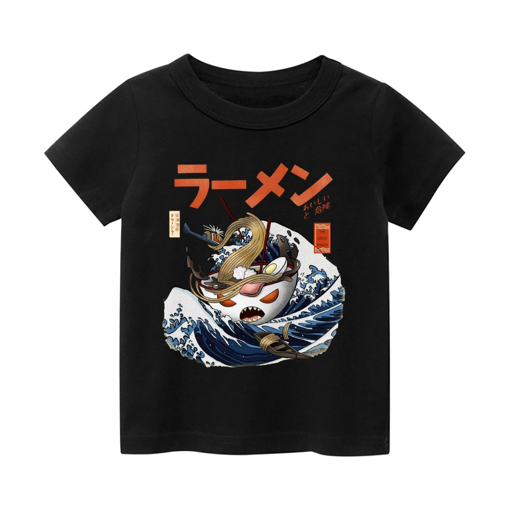 Ramen Vintage Kids Cotton T-shirt