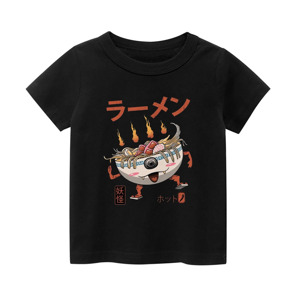 Ramen Vintage Kids Cotton T-shirt