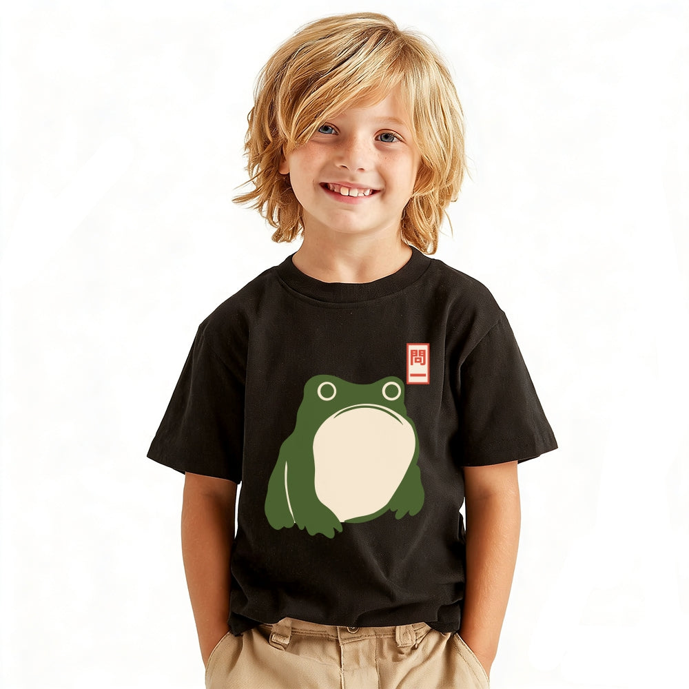 Frog Vintage Kids Cotton T-shirt