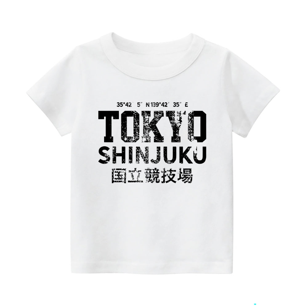 Tokyo Shinjuku Vintage Kids Cotton T-shirt