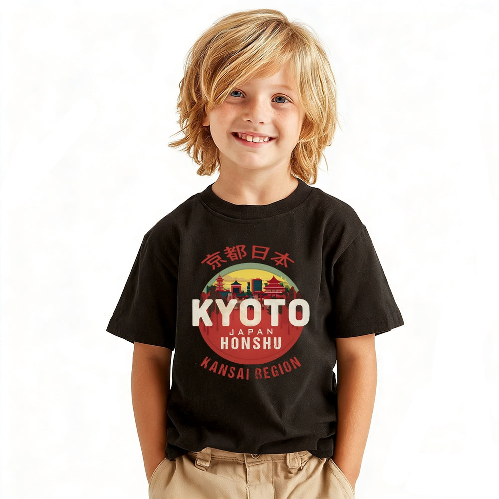Kyoto Vintage Kids Cotton T-shirt